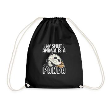 Panda - Sac de sport léger - noir - Devant