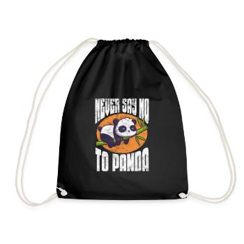 Panda - Sac de sport léger - noir - Devant