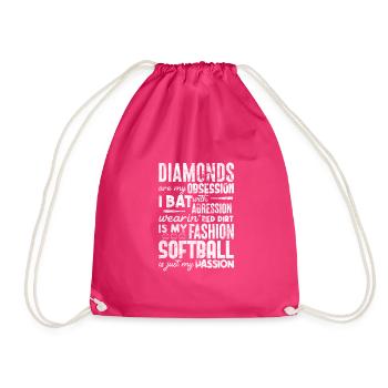 Softball - Sac de sport léger - fuchsia - Devant