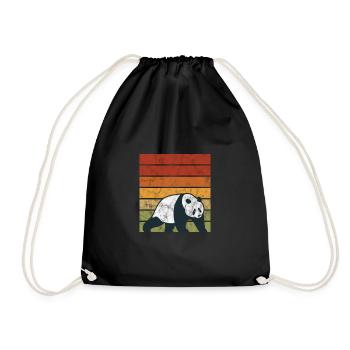 Panda - Sac de sport léger - noir - Devant