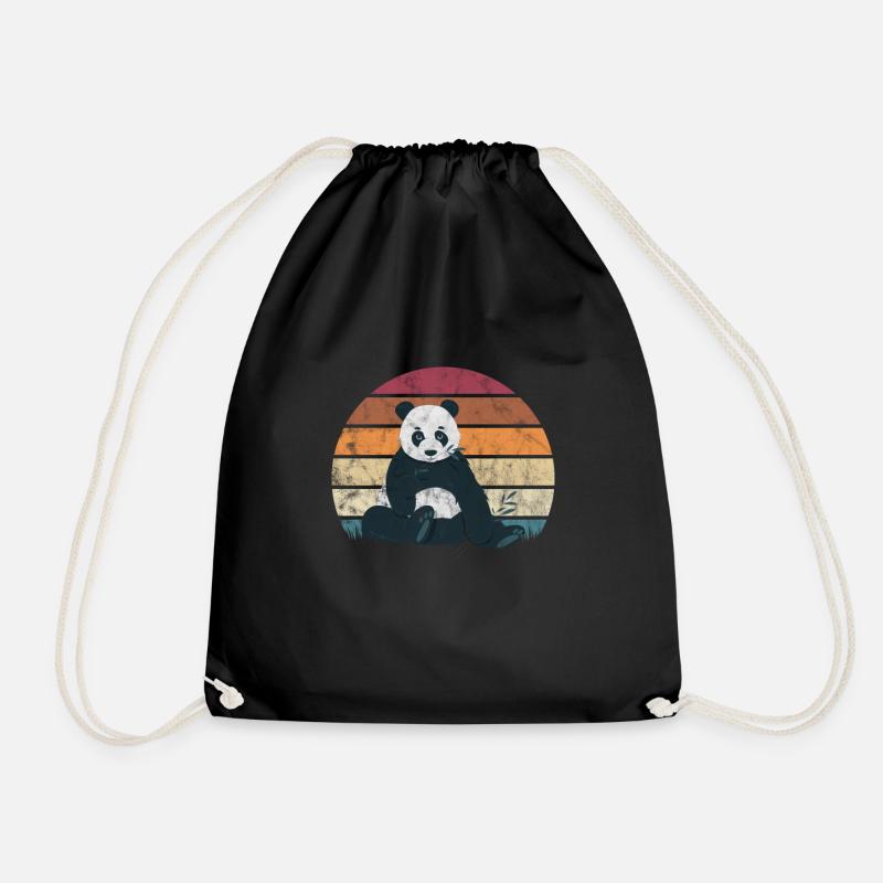 Panda - Sac de sport léger - noir