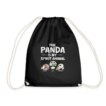 Panda - Sac de sport léger - noir - Devant
