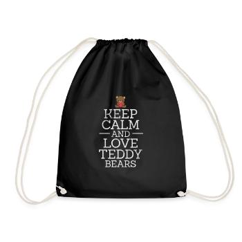 Nounours - Sac de sport léger - noir - Devant