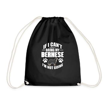 Bouvier bernois - Sac de sport léger - noir - Devant