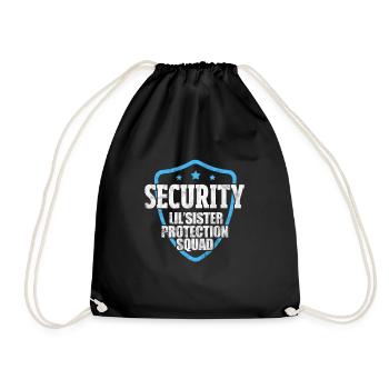 Brother - Drawstring Bag - black - Front