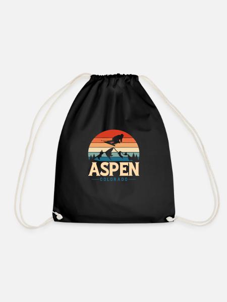 Aspen - Turnbeutel - Schwarz