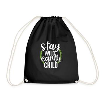 Hippie Peace Flower Power Amour Paix Cadeau - Sac de sport léger - noir - Devant
