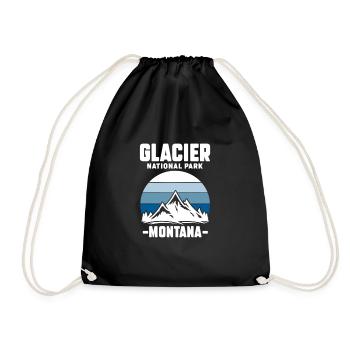 Montana - Drawstring Bag - black - Front