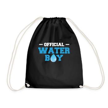 Official Waterboy Shirt Gift - Drawstring Bag - black - Front