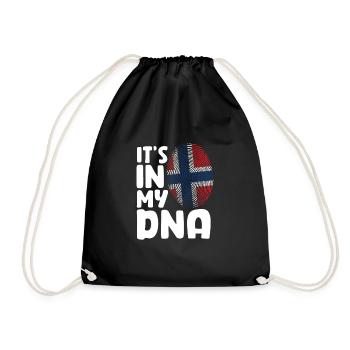 Norway - Drawstring Bag - black - Front