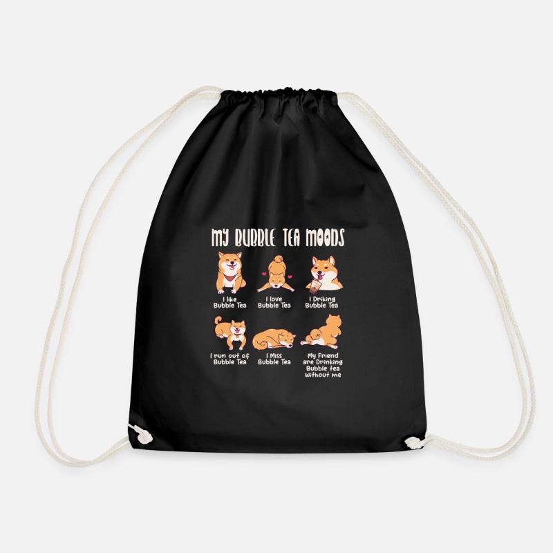 Shiba Inu - Turnbeutel - Schwarz