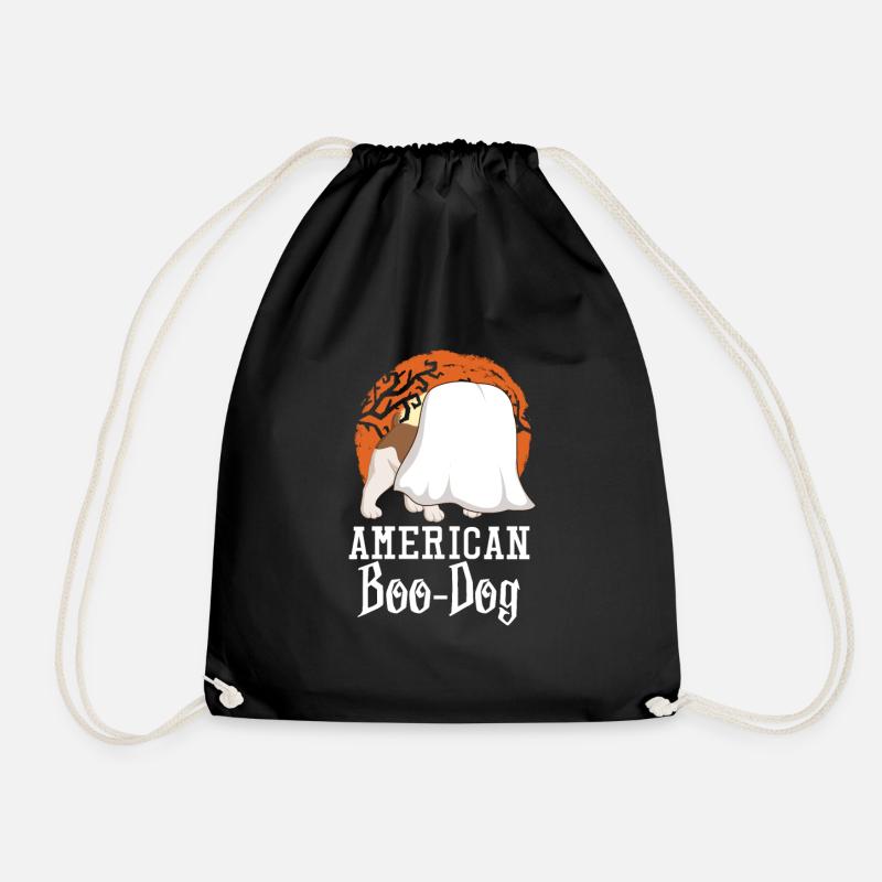 American Bulldog Halloween - Turnbeutel - Schwarz