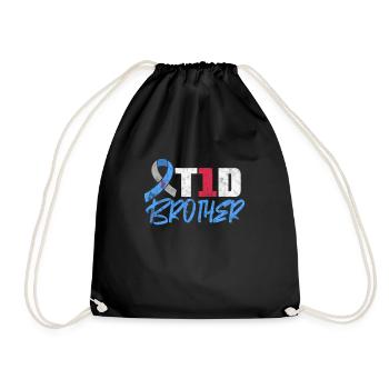 Frère - Sac de sport léger - noir - Devant
