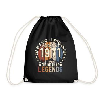 Légendaire depuis 1971 51ème cadeau d’anniversaire Génial - Sac de sport léger - noir - Devant