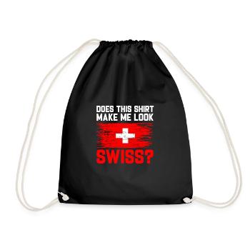 Suisse - Sac de sport léger - noir - Devant