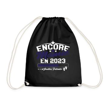 Encore Mamie En 2023 Cadeau Future Grand-mère - Sac de sport léger - noir - Devant