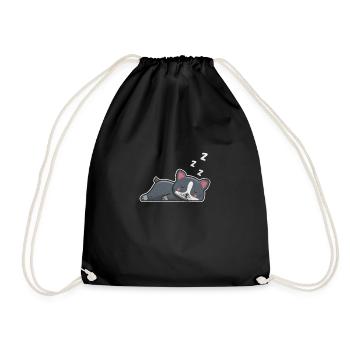 Boston Terrier - Sac de sport léger - noir - Devant