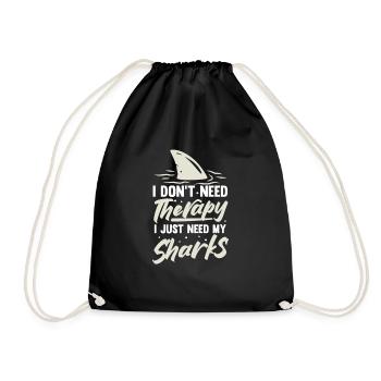 Marine biology - Drawstring Bag - black - Front