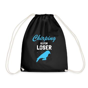 Pêcheur roi australien et oiseau lanchender - Sac de sport léger - noir - Devant