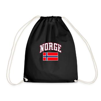 Norvège - Sac de sport léger - noir - Devant