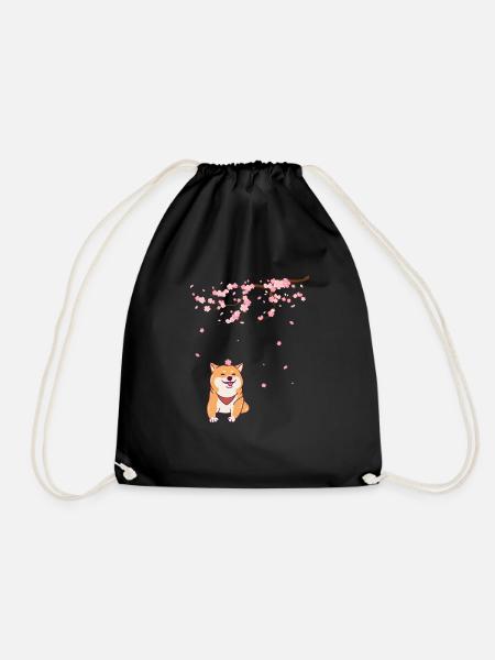 Shiba Inu - Turnbeutel - Schwarz
