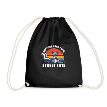 Mouffette - Sac de sport léger - noir - Devant