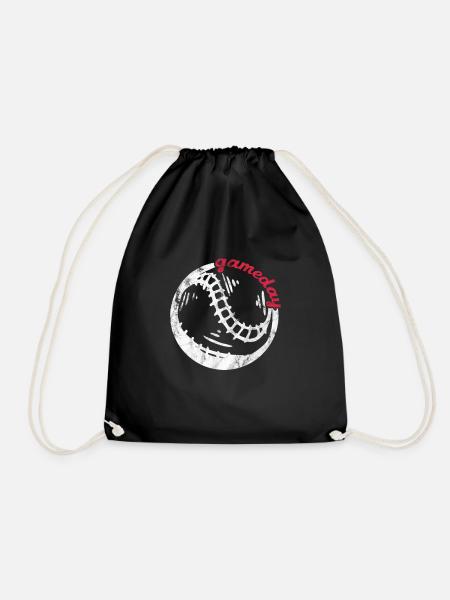 Softball - Turnbeutel - Schwarz