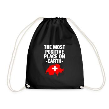 Suisse - Sac de sport léger - noir - Devant