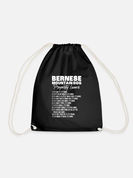 Berner Sennenhund - Turnbeutel - Schwarz