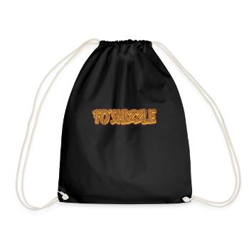 Hip Hop - Turnbeutel - Schwarz - Vorne