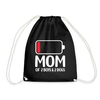 Canine - Drawstring Bag - black - Front