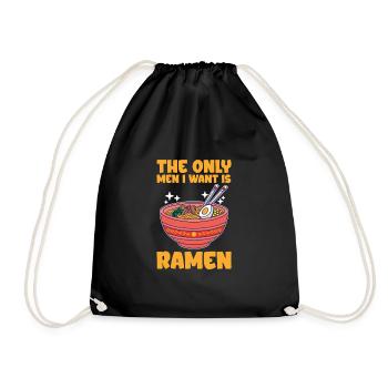 Ramen - Turnbeutel - Schwarz - Vorne
