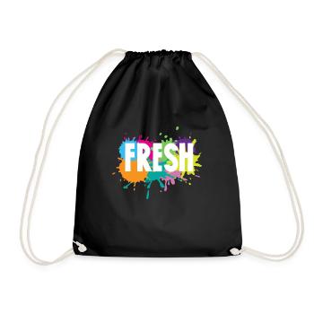 Hip Hop Rap Music Rapper Hiphop Gift - Drawstring Bag - black - Front