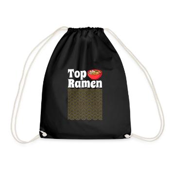 Ramen - Turnbeutel - Schwarz - Vorne