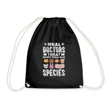 Vétérinaire vétérinaire Cadeau vétérinaire - Sac de sport léger - noir - Devant