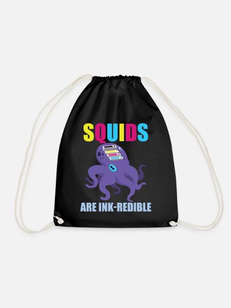 Squids Are Ink-redible Funky Sea Artists - Turnbeutel - Schwarz