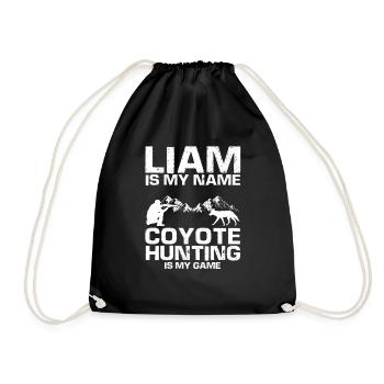 Capture de coyotes et conception de chasseur de coyotes - Sac de sport léger - noir - Devant