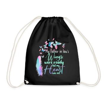 Mon beau-père Mon ange gardien drôle - Sac de sport léger - noir - Devant