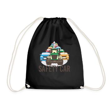 Agriculteur Agriculteur Conducteur de tracteur Ouvrier sur le terrain Voiture Safty - Sac de sport léger - noir - Devant