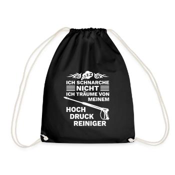 Hochdruckreiniger Dampfreiniger Power Washer - Turnbeutel - Schwarz - Vorne