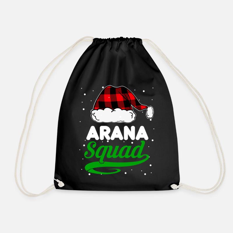 Arana Squad - Drawstring Bag - black