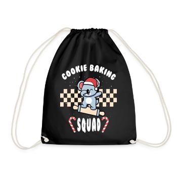 Escouade de cuisson des biscuits de Noël - Sac de sport léger - noir - Devant