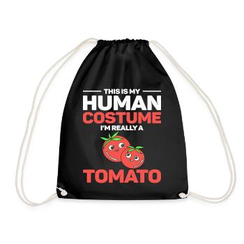 C’est mon costume humain Je suis vraiment une tomate - Sac de sport léger - noir - Devant