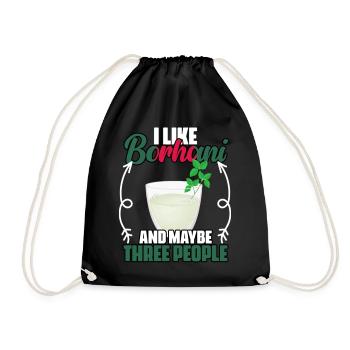 J’aime Borhani et peut-être trois personnes bangladaises - Sac de sport léger - noir - Devant