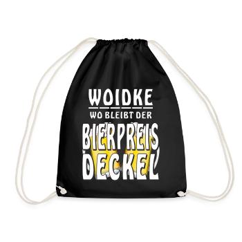 Beer Woidke Où se trouve le couvercle du prix de la bière - Sac de sport léger - noir - Devant