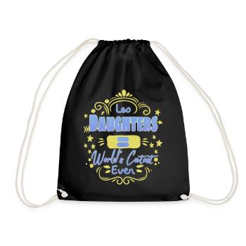 La citation de famille la plus mignonne de Leo Daughters World - Sac de sport léger - noir - Devant