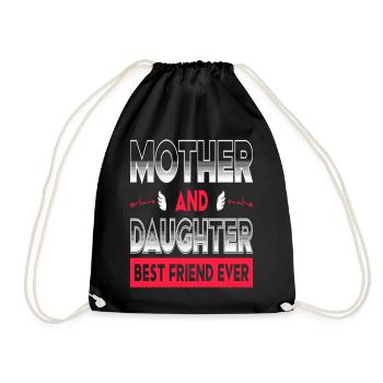 Mère Fille Meilleure Amie - Sac de sport léger - noir - Devant