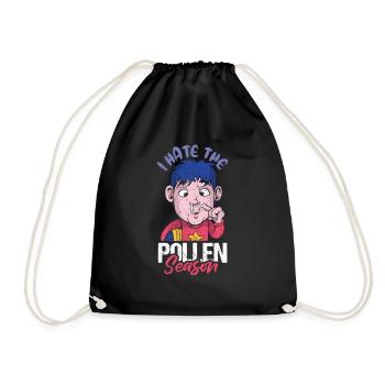 Je déteste la chemise de saison du pollen - Sac de sport léger - noir - Devant