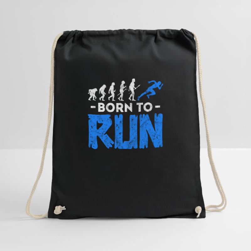 Running Runner Jogging Jogging Runner Gift Drawstring Bag