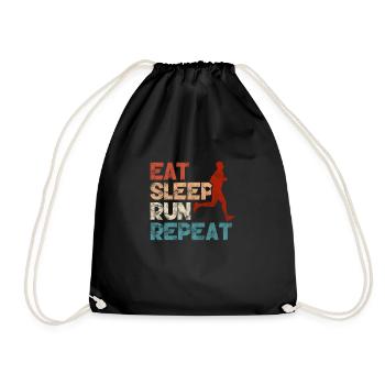 Running Runner Jogging Jogging Runner Cadeau - Sac de sport léger - noir - Devant